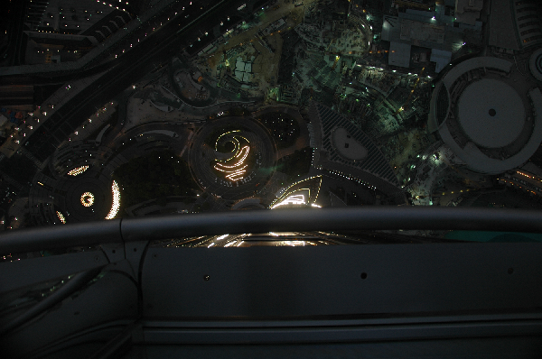 View down Burj Khalifa